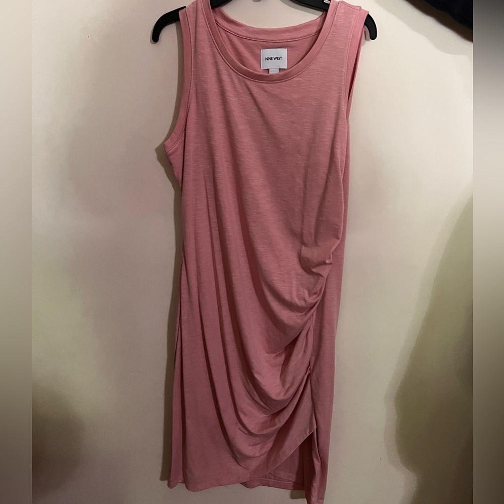 light pink body con dress Nine west size M